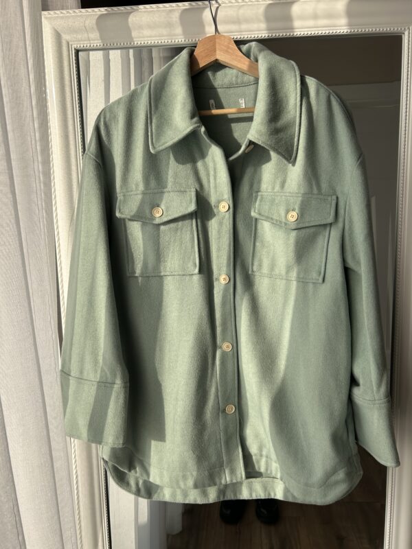 Niebieska kurtka koszulowa 36 S