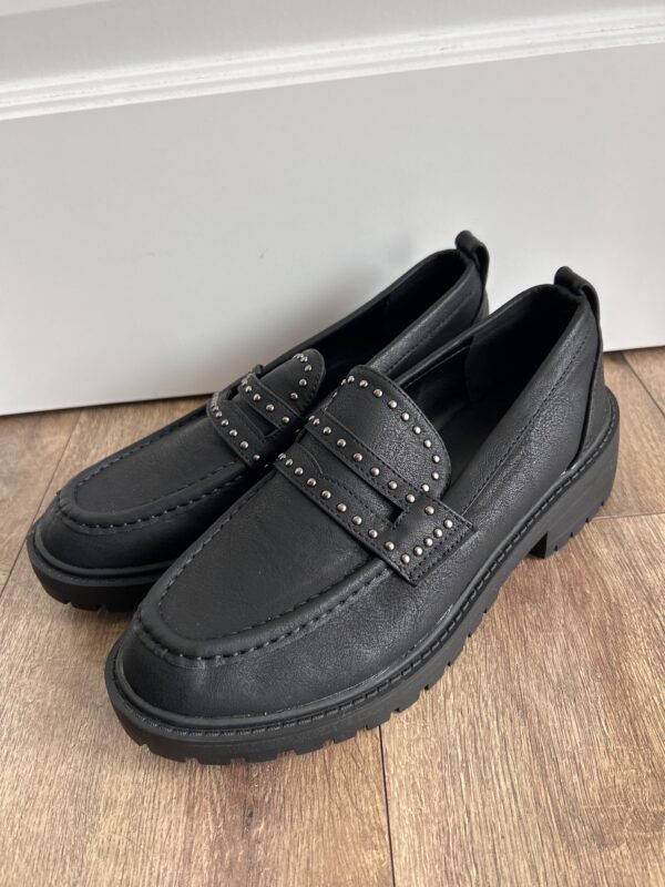Czarne loafersy 41 Boohoo